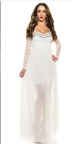 Elegantes weißes Kleid