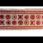 Strass : planche strass rose vif autocollants diverses formes STROO9