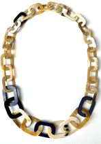 Hornkette beige blau (659)