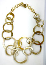 Horn Halskette beige Hornkette ( 094)