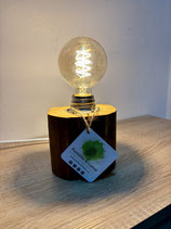 Altholzlampe vernickel
