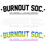 TSTC Burnout Soc Design 2 Aufkleber