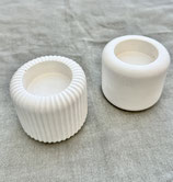 Teelichthalter aus Gips