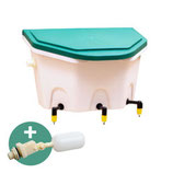 Automatiktränke mit 3 Nippeln und Schwimmer für Hühner & Geflügel