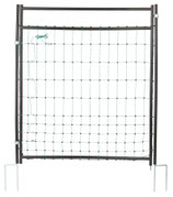 Geflügelnetz Tor – elektrifizierbar & einfach für alle Netze bis 106cm