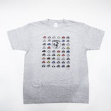 アバルトオールスコーピオンTシャツグレー／ライセンス