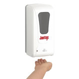 Distributeur automatique spray de savon et désinfectant pour les mains Jantex 1L