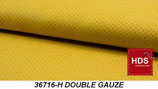 Musselin Double Gauze Senfgelb/bunte Glitzerpünktchen
