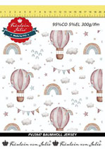 Baumwolljersey Heißluftballoon