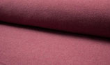 Organic Baumwoll Bio Fleece uni Bordeuxrot