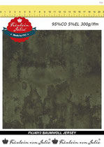 Baumwolljersey Grunge Green Fräulein von Julie