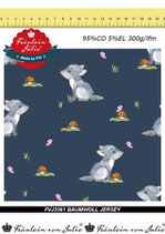 Baumwolljersey Kleiner Wolf
