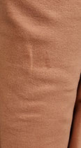Organic Baumwoll Bio Fleece Uni rosa-apricot