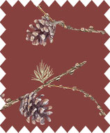 Baumwollstoff Gütermann Collection Modern Comfort rot Zapfen 64782-174