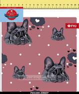 Baumwolljersy Bulldogge