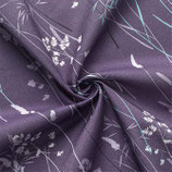 Baumwollstoff Gütermann Collection Bright Side Blüten Altrosa-Lila