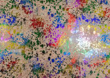 Korkstoff Printing Rainbow (R53) bunt