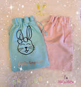 Osterbeutel Hase + Name