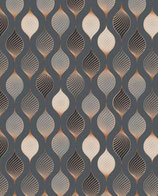 Baumwolle Fräulein von Julie Grau Rose Foil 20755/007