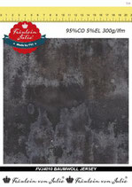 Baumwolljersey Grunge Black Fräulein von Julie