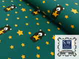 Sweatshirt Linas Stern by S&W Stoffe Grünpetrol