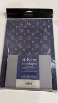 Adventskalender dunkelblau