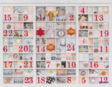 Original aus Holz / Setzkasten Adventskalender 2014