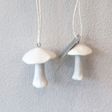 2er Set Pilz, Porzellan