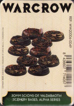 Warcrow 30mm Scions of Yaldabaoth Scenery Bases, Alpha Series