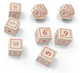 The One Ring RPG White Dice Set