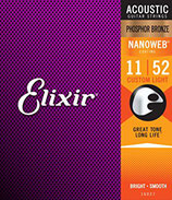 Elixir 11-52 16027 Nanoweb Phosphor Bronze