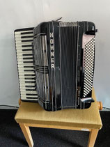 Akkordeon Hohner Morino V120 schwarz gebraucht