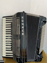 Akkordeon Hohner Morino IV 120 schwarz m.Koffer