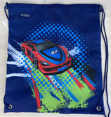 Sportbeutel Renn-Auto (herlitz) mit Namen bestickt