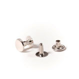 Ledernieten / Doppelhohlnieten 11mm Länge 10mm
