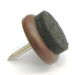 Filzgleiter zum Nageln Kunststoff