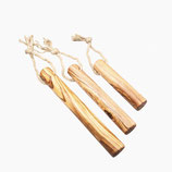 dog bones olive wood with rope