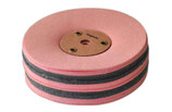 Disque en cuir d'alcantara