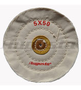 Disque cousu, blanc - Augusta