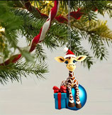 2D Kerstboom decoratie Giraffe
