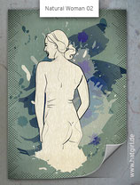 Vintage Retro Poster "Natural Woman" FRONT KURVENreich