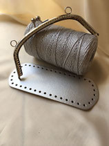 KIT "MASA ARGENTO" OVALE  PERLA  LUREX