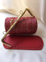KIT "MASA ORO" RETTANGOLARE ROSSO LUREX
