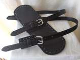 KIT ECOPELLE FIBBIE MARRONE