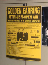 A3 Golden Earring poster in a tube.