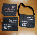Filztaschen mit Druck