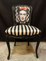 Barockstuhl mit Frida Kahlo (Verkauft)