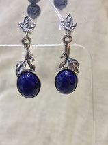 Boucles d'oreillles en lapis lazuli 13