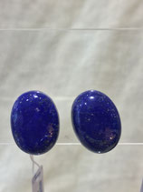 Boucles d'oreillles en lapis lazuli 8