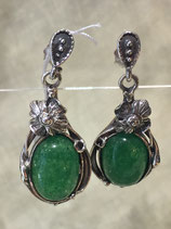 Boucles d'oreillles en jade 11